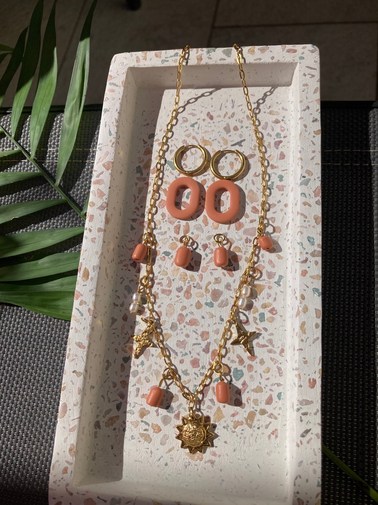 Collier Alma terracotta