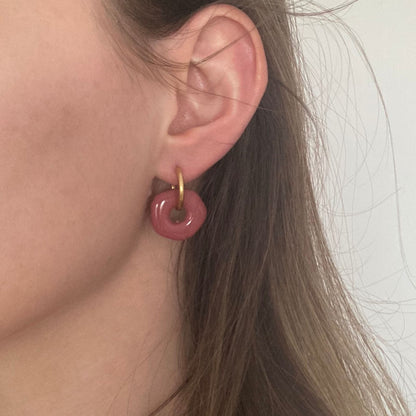 Pampilles mini Kira bordeaux