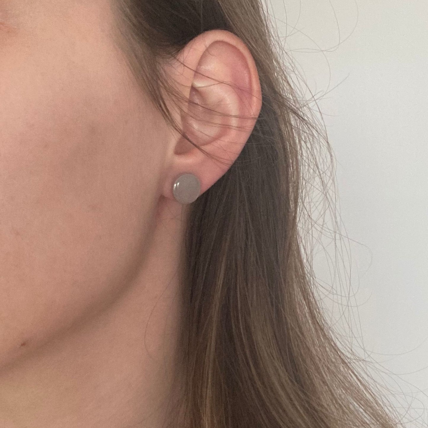 Puces d'oreilles Ana taupe