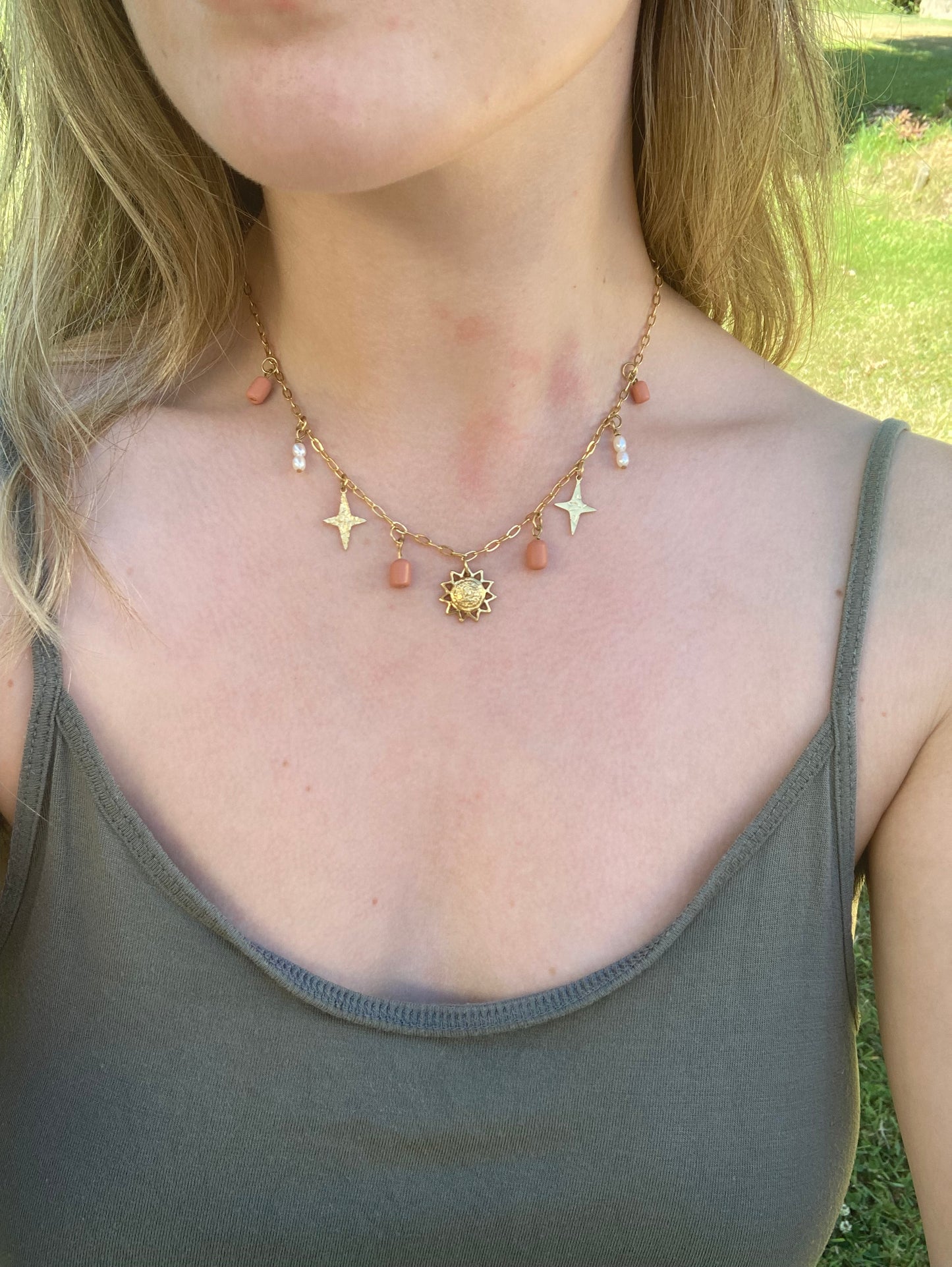 Collier Alma terracotta
