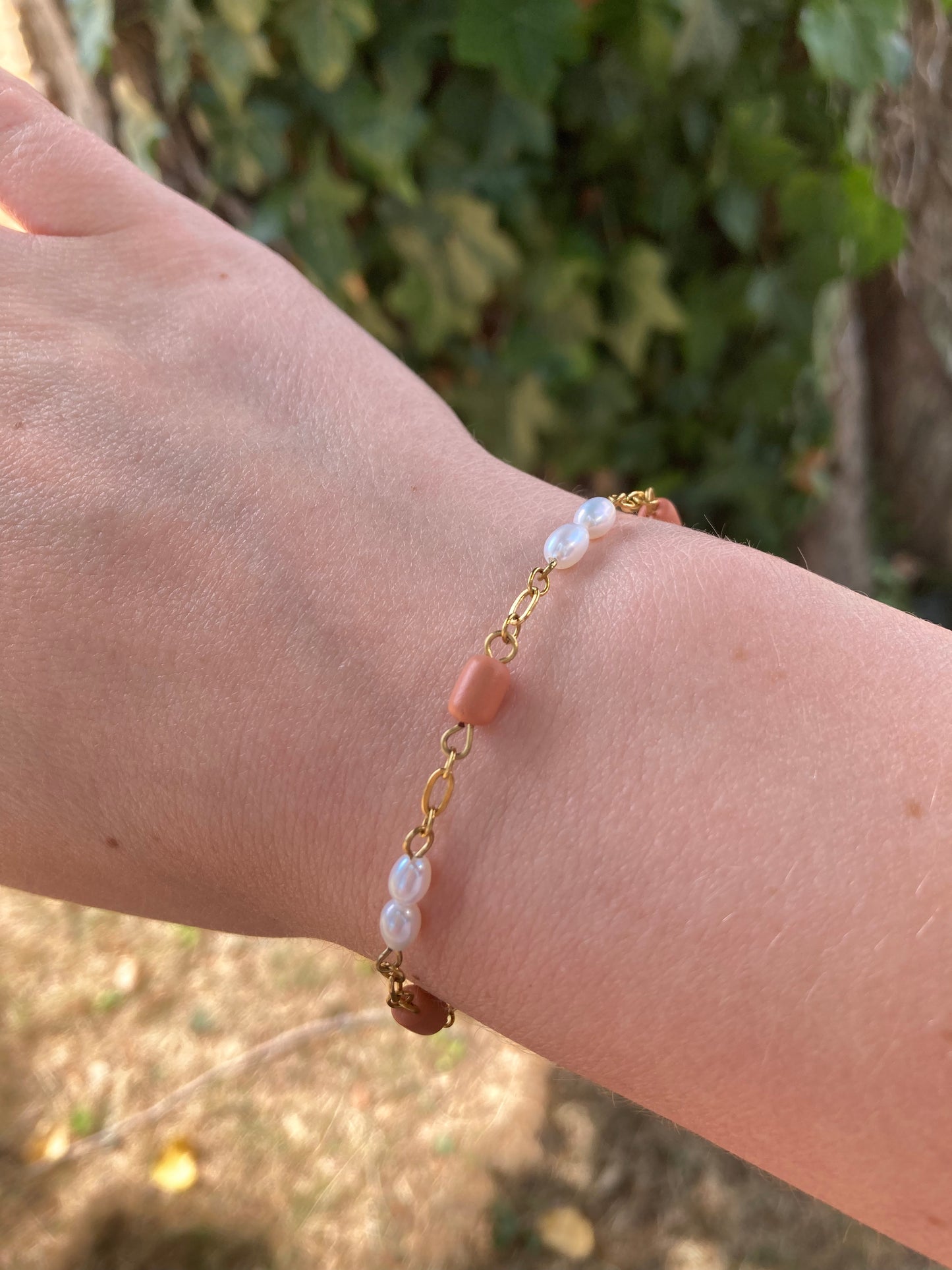 Bracelet Alma terracotta
