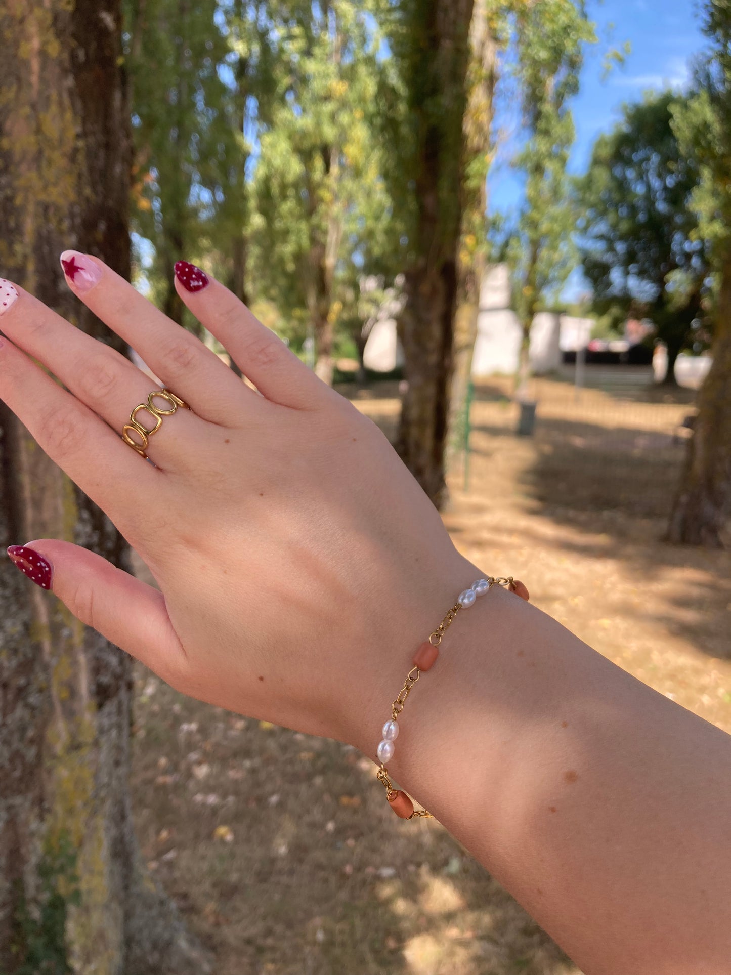 Bracelet Alma terracotta