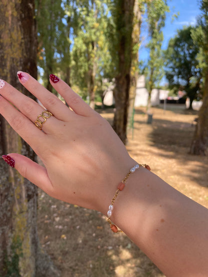 Bracelet Alma terracotta