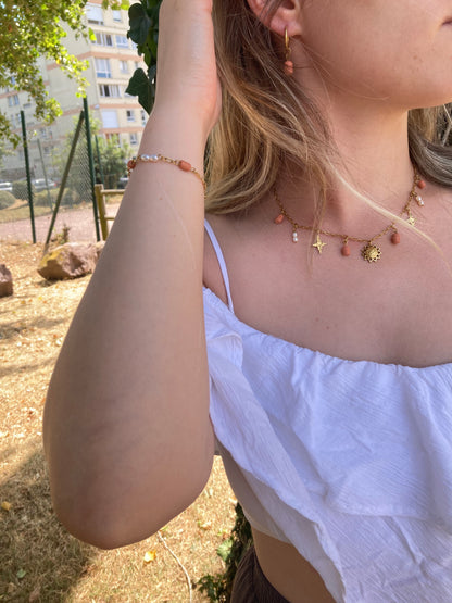 Bracelet Alma terracotta