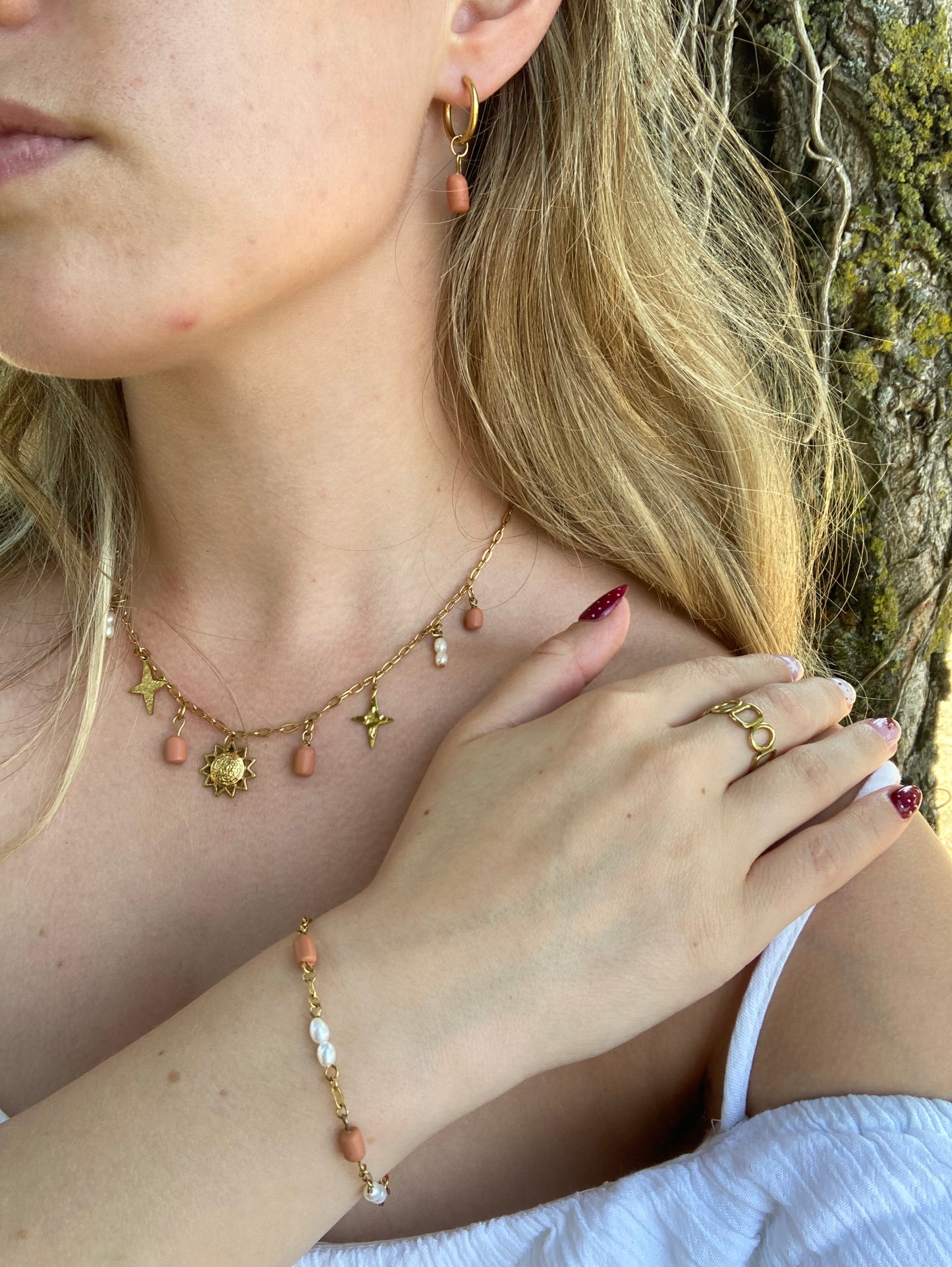 Bracelet Alma terracotta