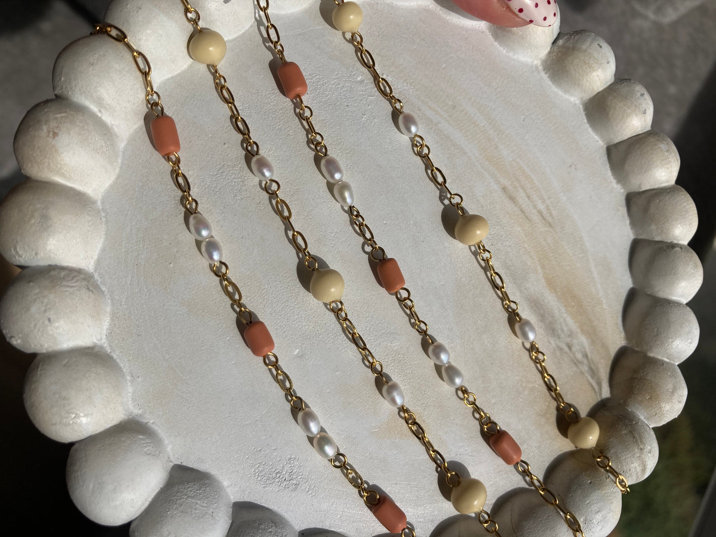 Bracelet Mia jaune beurre