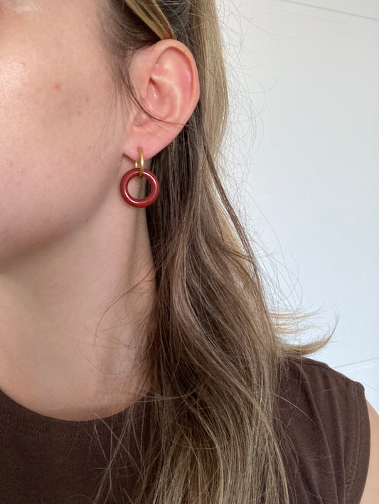 Pampilles Julia rouge profond