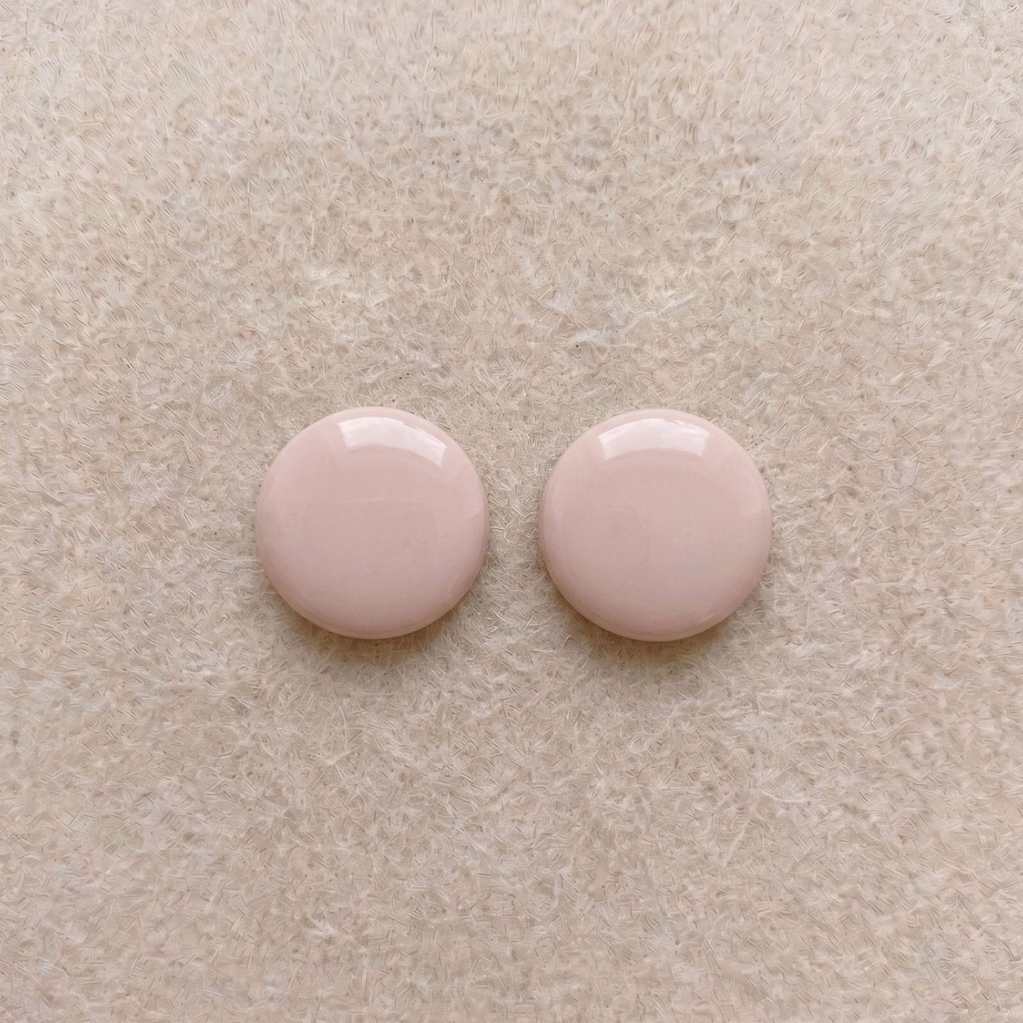 Puces d'oreilles Ana rose pastel